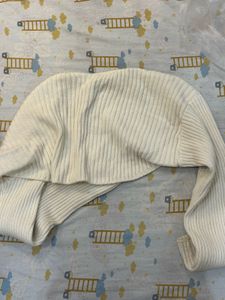 Ribbed Knit Cropped Sweater bolero