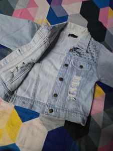 Ripped Denim Jacket