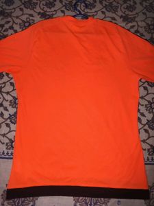 Adidas Orange Long Sleeve T-Shirt