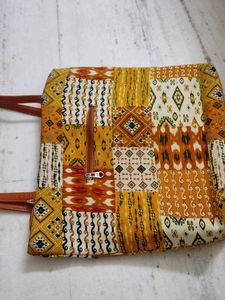 Boho Patchwork Tote Bag - Hand ba