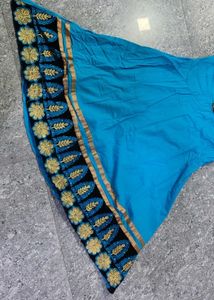 Elegant Blue Kurta Set or lycra long