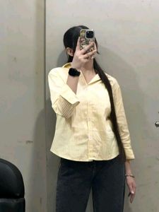 Striped Yellow Shirt