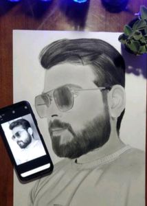 Boy Art Work A3 Size