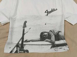 Fender Graphic Baby Tee 🖤 | Vintage Grunge / Y2K