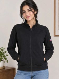 Stylish Black Zip-Up Jacket