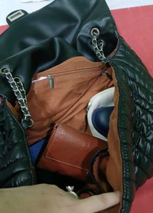Chic Quilted Black Handbag