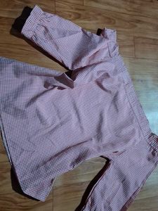Cute Gingham Button-Up Top