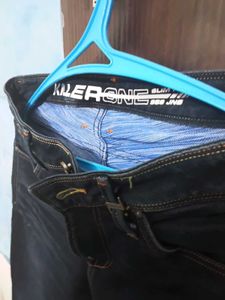 Classic Dark Wash Denim Jeans