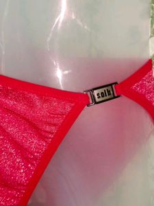 Mens Sexy Red Shimmery G String Briefs