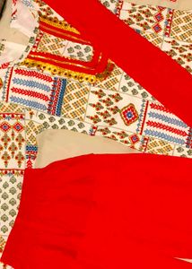 Embroidered Kurta with Palazzo Pants