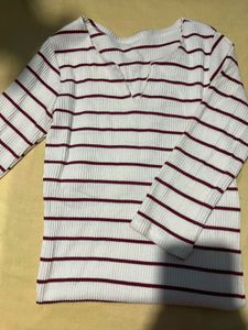 Striped Long Sleeve Top