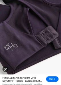 H&amp;M Black Sports Bra