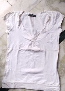 Brand New soft Cute Cotton White Top
