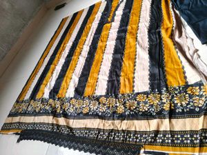 floral print unstitched salwar suit