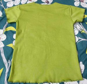 Lime Green Stretchable Top