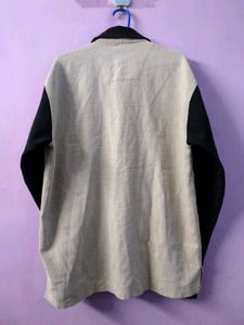 Men's Color Block Long Sleeve Shirt