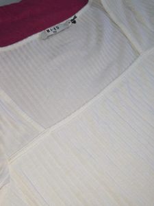 Lowest Prices_Chic Square Neck Ribbed Long Sleeve