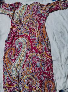 Elegant Paisley Print Kurta