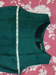 Elegant Green Dress with Jacket