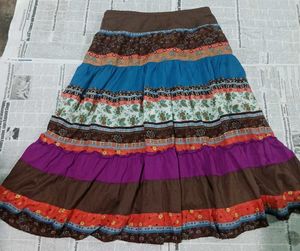 Bohemian Tiered Maxi Skirt