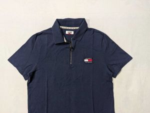 Tommy Jeans Navy Polo Shirt