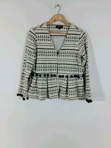 Off White Casual Overcoat (Women)