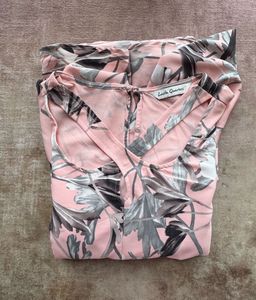 Women's Pink Floral Maxi Dress