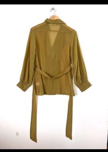 Olive Greenish Mustard Overcoat ✨