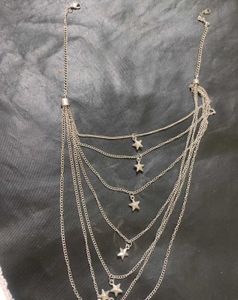 Seven Layered Chain With Star Pendant