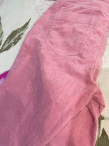 Pink Denim Slim Fit