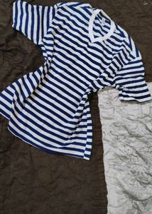 Y2k Striped Casual Top Shirt