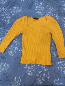 Mustard Long Sleeve Top