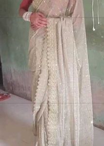 Elegant Sequined Saree