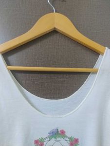 Dreamcatcher Print White Tank Top