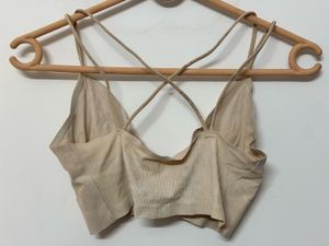 Cute Beige Bralette Top
