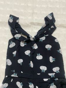 Chic Black Floral Jumpsuit