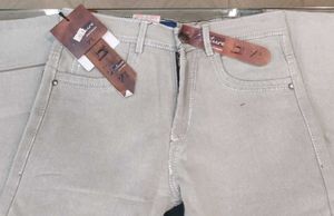 Stylish Beige Jeans