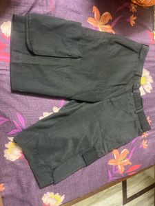 Black Cargo Jorts/Pants