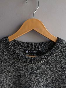 Men's Grey Knit Sweater