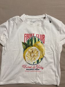 Westside White Fruit Club Graphic T-Shirt