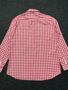 Lacoste Red Gingham Long Sleeve Shirt
