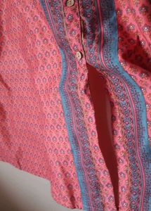 ALL brand Beautiful Coral Printed Kurti