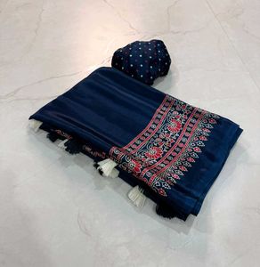 FESTIVAL 🧧 🪔 SELL Elegant Maroon Silk Saree with
