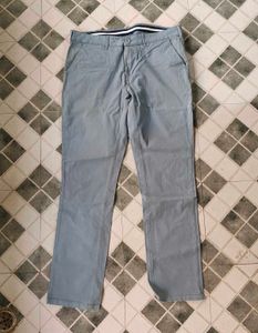 Men's Light Blue Casual Trousers