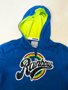 Blue Rainbow Zip-Up Hoodie 🇺🇸