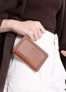 MNG Brown Leather Wallet