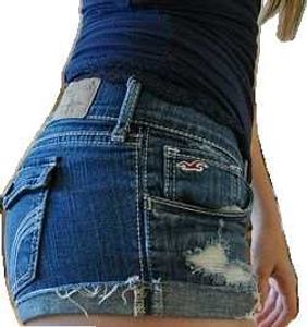 y2k Hollister micro mini shorts
