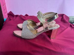 Rose Gold Block Heels