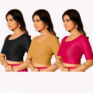 Trio of Women's Ethnic Blouses
