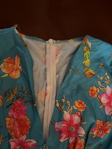 Floral Print Ruched Mini Dress